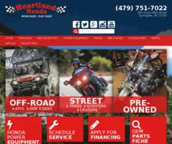 Heartlandhonda.com(Honda atv) Screenshot
