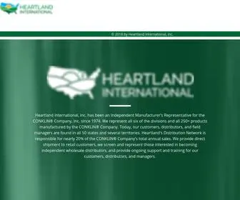 Heartlandinternational.com(Heartland International) Screenshot