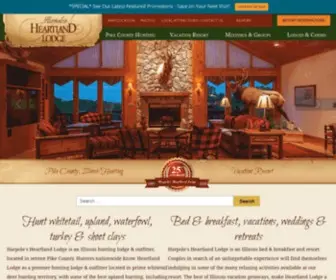 Heartlandlodge.com(Harpole's Heartland Lodge) Screenshot