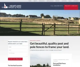 Heartlandpostandpole.com(Heartland Post & Pole) Screenshot