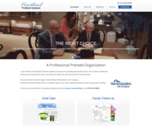 Heartlandpreneed.com(Aftercare services) Screenshot