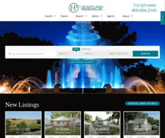 Heartlandproperties.com(Council Bluffs Houses For Sale) Screenshot