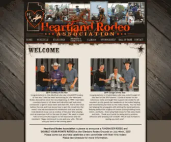 Heartlandrodeoassociation.com(Heartland Rodeo Association) Screenshot