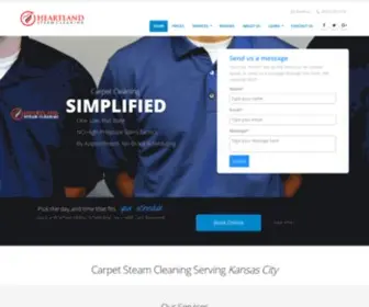 Heartlandsteamcleaning.com(Heartland Steam Cleaning) Screenshot