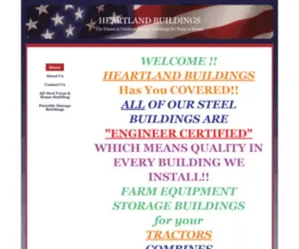 Heartlandstoragebuildingsonline.com(Home) Screenshot