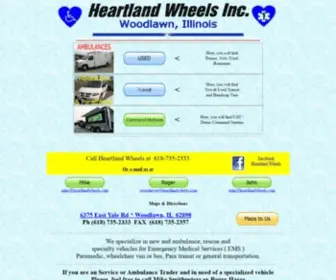 Heartlandwheels.com(Rescue And Specialty Vehicles For EMS and transit facilities) Screenshot