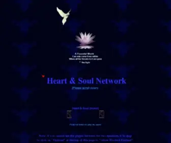 Heartnsoul.com(The Heart and Soul Network) Screenshot