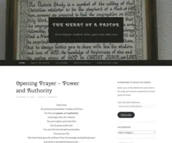 Heartofapastor.blog(The Heart of a Pastor) Screenshot
