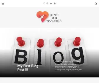 Heartofawanderer.com(Heart Of a Wanderer Heart of a Wanderer) Screenshot