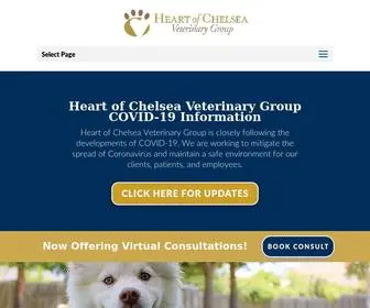 Heartofchelsea.com(Heart of Chelsea Veterinary Group) Screenshot