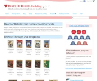 Heartofdakota.com(Heart of Dakota Christian Homeschool Curriculum) Screenshot