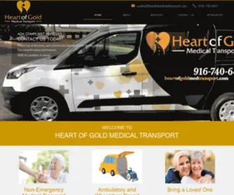 Heartofgoldmedtransport.com(Heart of Gold) Screenshot