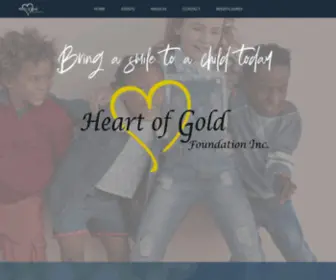 Heartofgoldus.org(The Heart of Gold Foundation) Screenshot