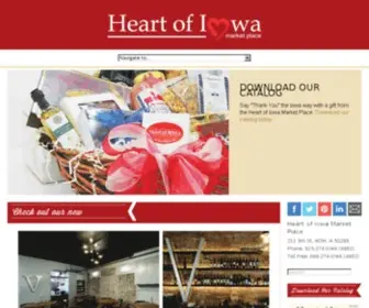 Heartofiowamarketplace.com(Shop Iowa Souvenirs) Screenshot