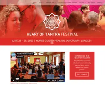 Heartoftantrafestival.com(Heart of Tantra Festival) Screenshot