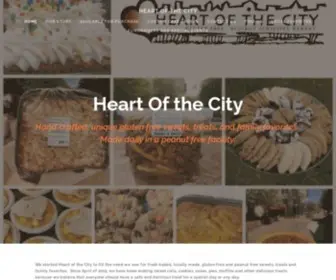 Heartofthecitybakery.com(Heart of the City) Screenshot