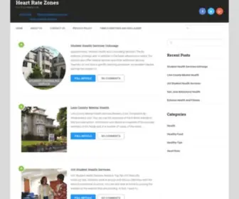 Heartratezone.com(Heart Rate Zones) Screenshot
