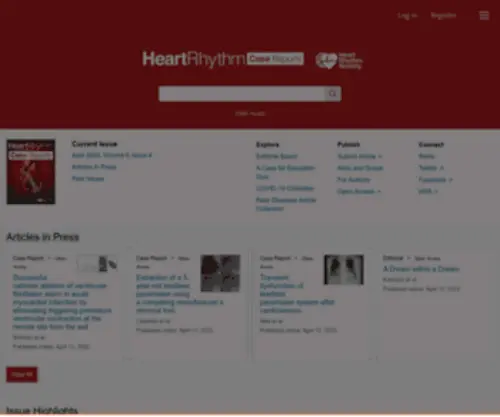 Heartrhythmcasereports.com(Heartrhythmcasereports) Screenshot
