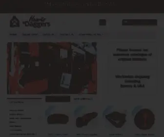 Heartsanddaggers.co.uk(Hearts & Daggers Militaria) Screenshot