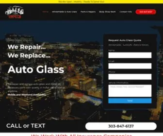 Heartsautoglass.com(Mobile Auto Glass Denver) Screenshot