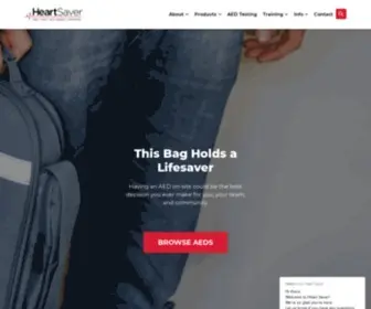 Heartsaver.co.nz(Heart Saver Specialises in Automated External Defibrillators (AED)) Screenshot