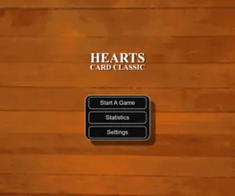 Heartscardclassic.com(Hearts Card Classic) Screenshot