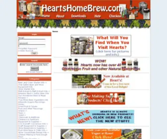 Heartshomedraft.com(Hearts Home Brew) Screenshot