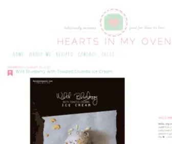 Heartsinmyoven.com(Hearts in My Oven) Screenshot