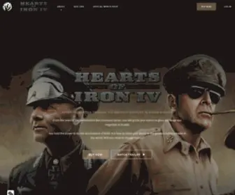 Heartsofiron.com(Your ability to lead your nation) Screenshot