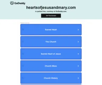 Heartsofjesusandmary.com(Heartsofjesusandmary) Screenshot