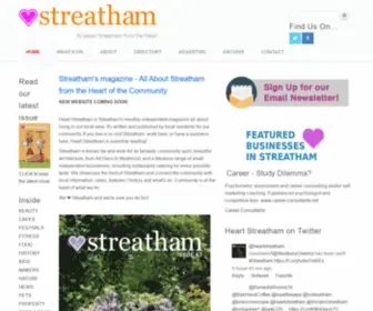 Heartstreatham.co.uk(The Heart of life in Streatham) Screenshot