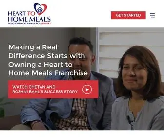 Hearttohomemealsfranchise.ca(Partner with us &amp; build a business) Screenshot