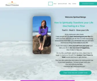 Heartvisions.com(Welcome Creating a World) Screenshot