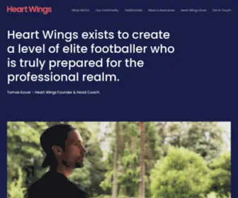 Heartwingsfootball.com(Heart Wings) Screenshot