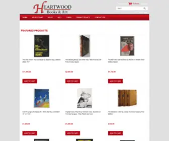 Heartwoodbooksandart.com(Heartwood Books and Art) Screenshot