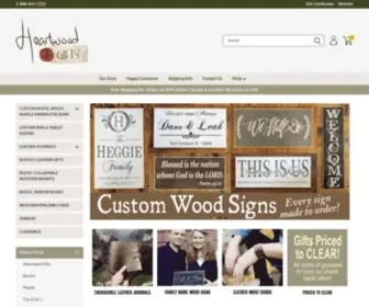 Heartwoodgifts.com(Personalized gifts) Screenshot