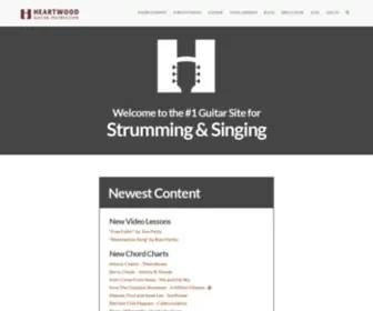 Heartwoodguitar.com(Guitar Lessons) Screenshot