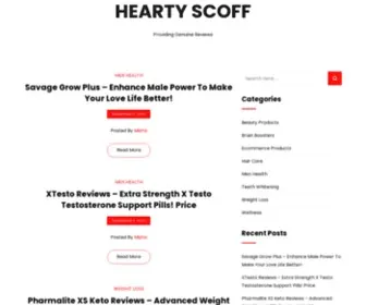 Heartyscoff.com(Hearty Scoff) Screenshot