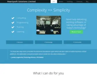 Heartysoft.com(Heartysoft Solutions Limited) Screenshot
