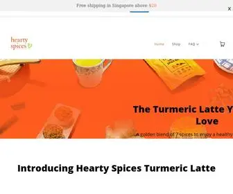 Heartyspices.com(Hearty Spices Latte Mix) Screenshot