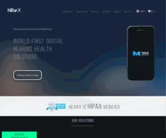 Hearxgroup.com(HearX Group) Screenshot