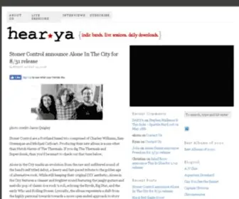 Hearya.com(Indie Music) Screenshot