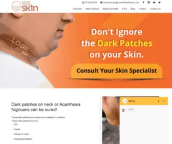 Hearyourskin.in(Dark patches on neck) Screenshot