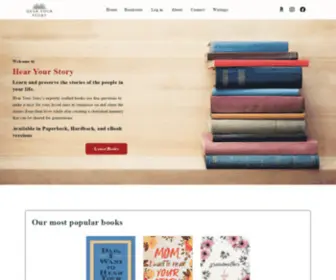 Hearyourstory.com(Hear Your Story Books) Screenshot