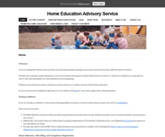 Heas.org.uk(Home Education Advisory Service) Screenshot