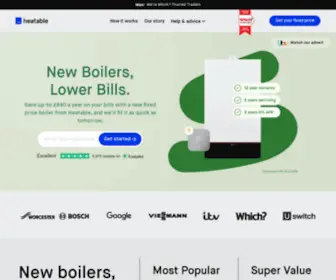 Heatable.co.uk(New boilers) Screenshot