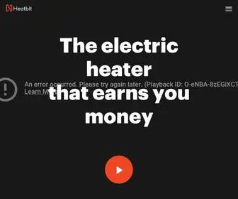 Heatbit.com(The first heater that mines bitcoin) Screenshot