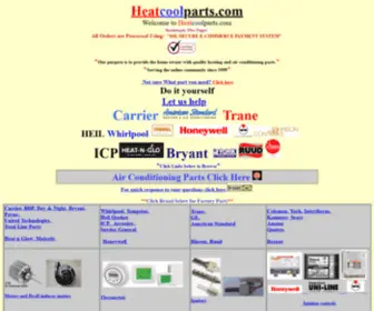 Heatcoolparts.com(Heatcoolparts) Screenshot