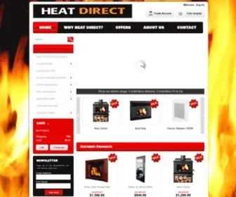 Heatdirect.co.nz(Smarter heating choices) Screenshot