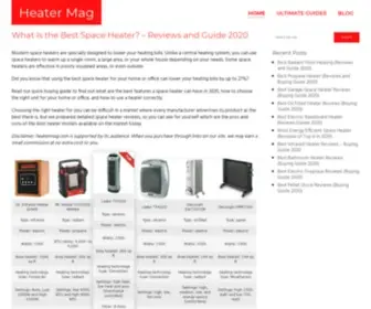 Heatermag.com(Reviews and GuideHeater Mag) Screenshot